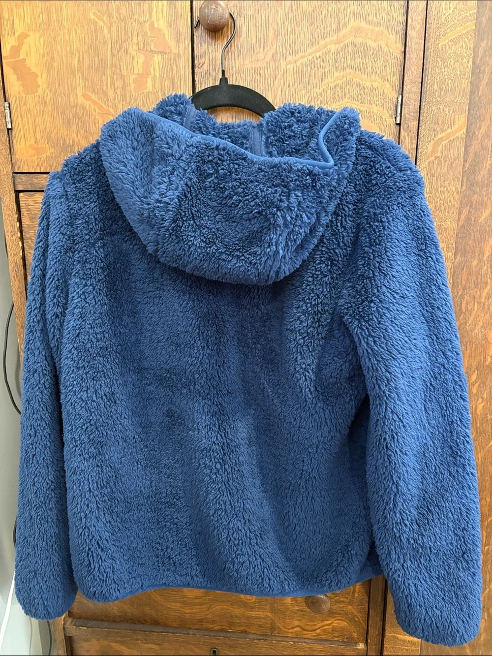 Eddie Bauer Kids Blue Sherpa Fleece Jacket